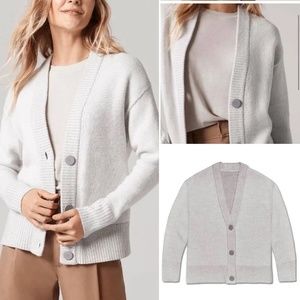 AllBirds The Cardi 100% Merino Wool Cardigan in Natural White